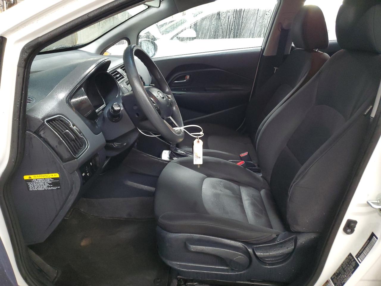 2016 KIA Rio VIN KNADM5A39G6686264 Copart auction photo, front end / rear end damage thumbnail 7