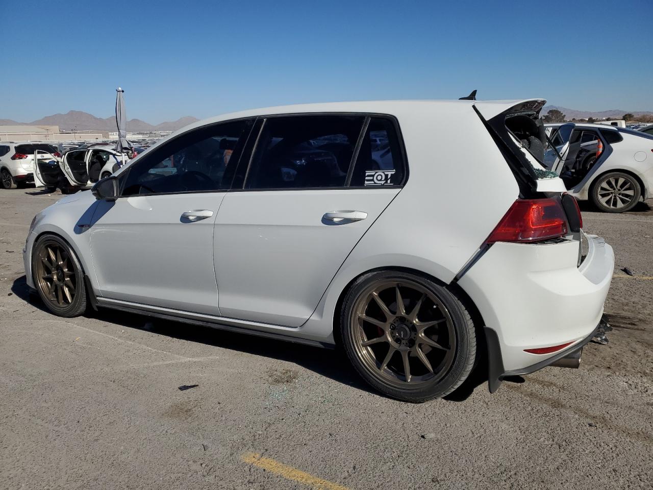 2016 Volkswagen GTI VIN 3VW5T7AU3GM050211 Copart auction photo, rear end damage thumbnail 2