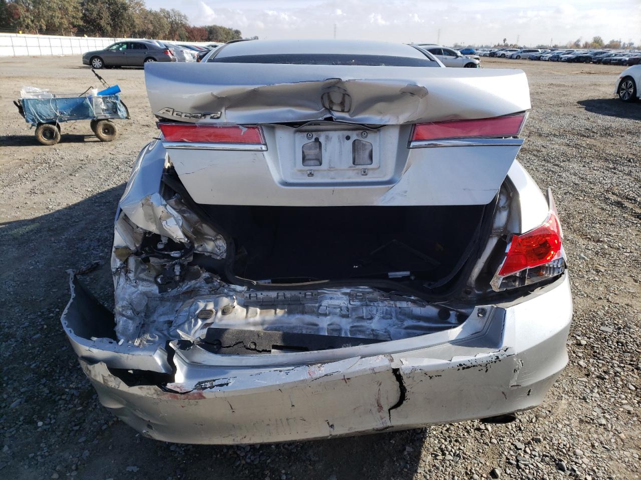 2012 Honda Accord VIN 1HGCP2F32CA156580 Copart auction photo, rear end damage thumbnail 6