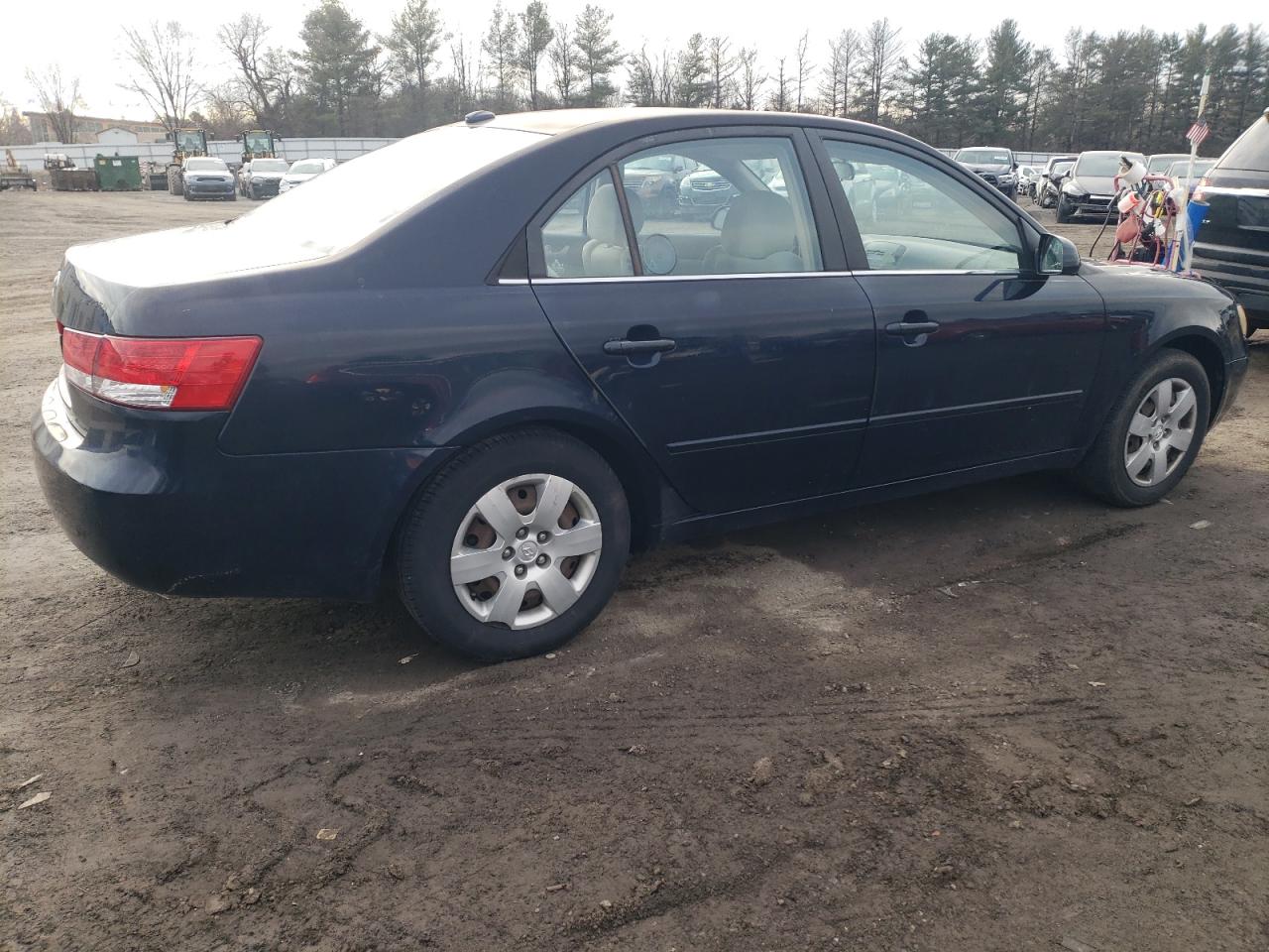 2007 Hyundai Sonata VIN 5NPET46C17H292616 Copart auction photo, rear end / minor dent/scratches damage thumbnail 3