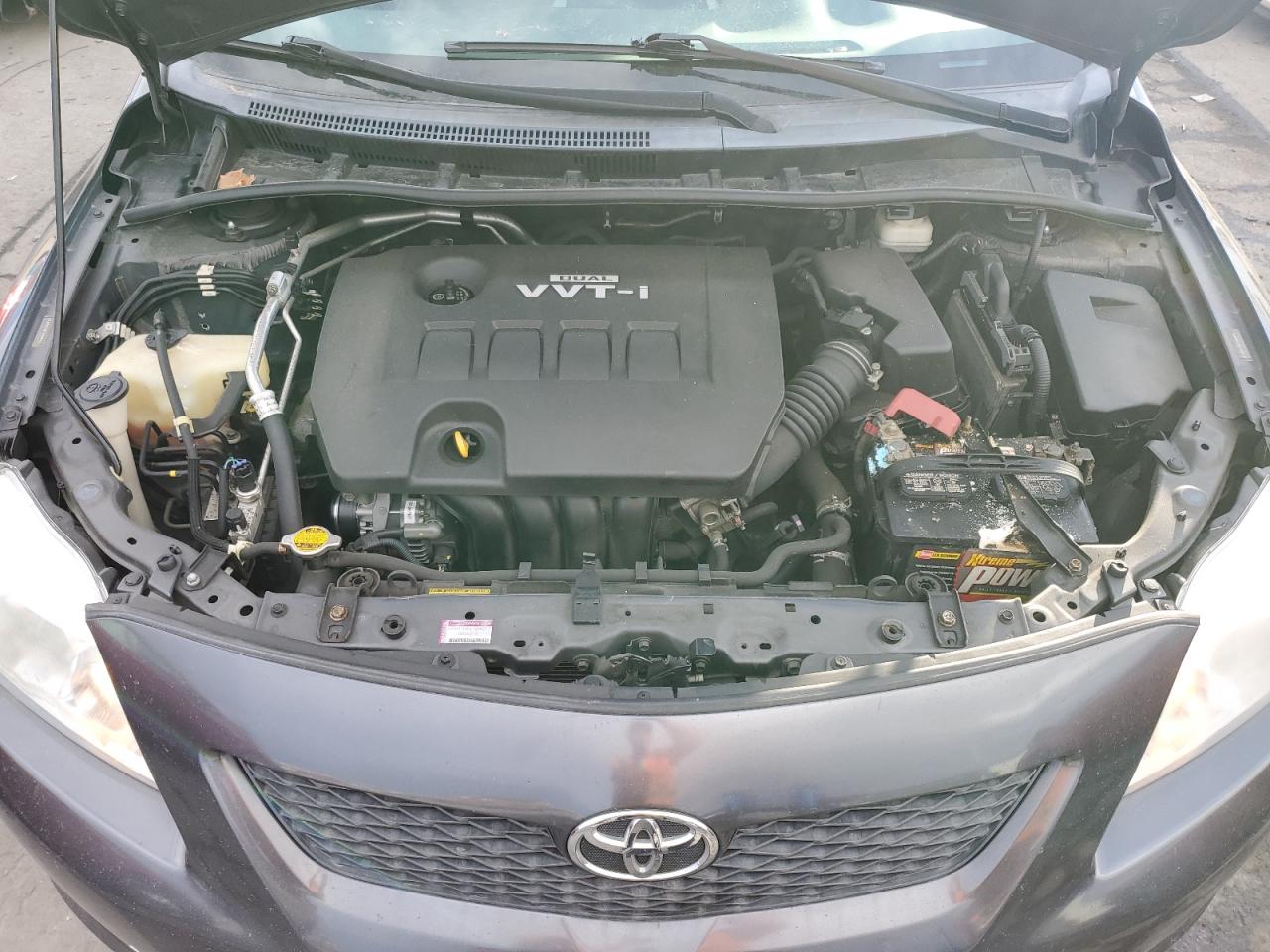 2010 Toyota Corolla VIN 1NXBU4EE0AZ300510 Copart auction photo, rear end / hail damage thumbnail 11