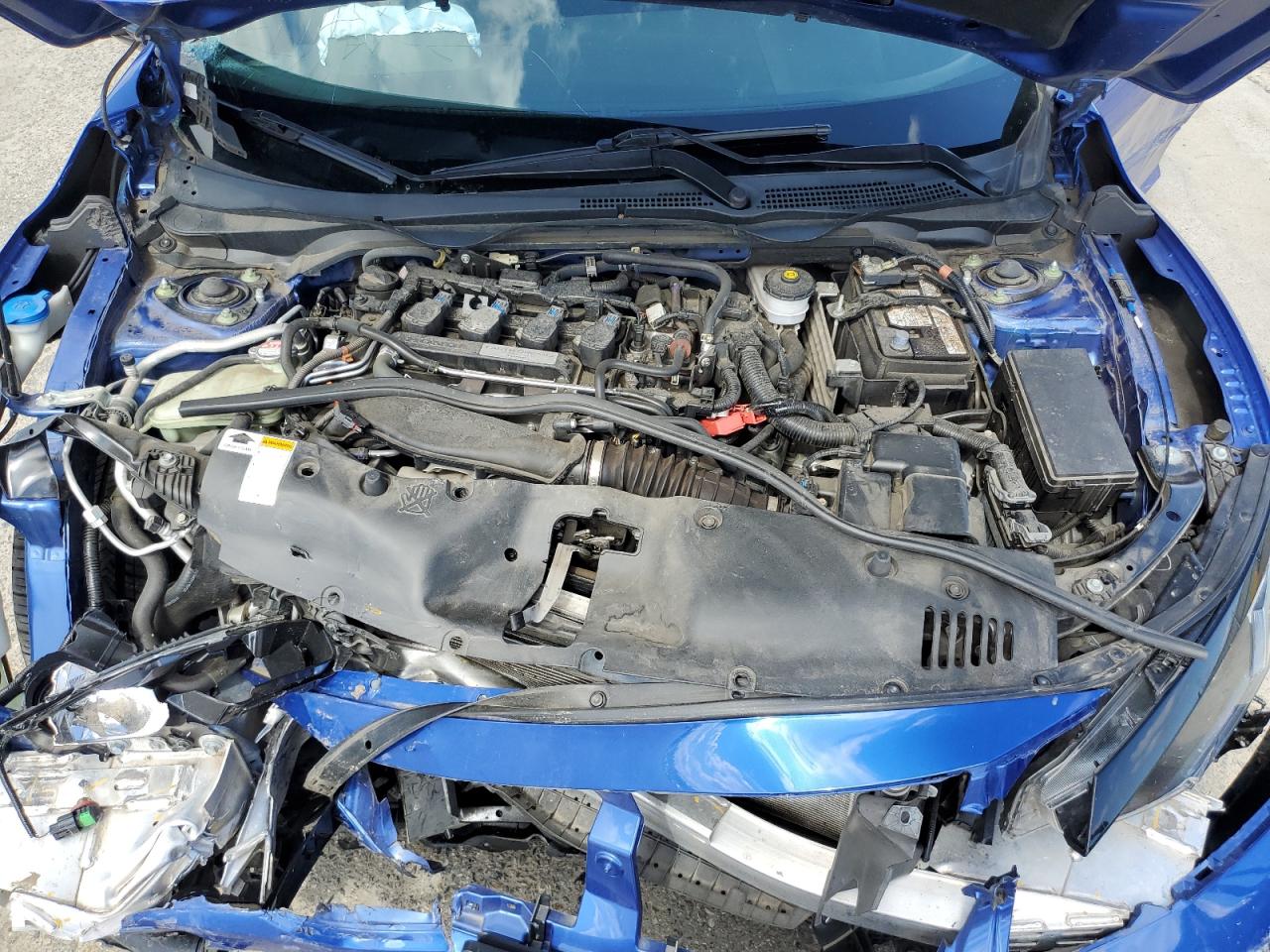 2020 Honda Civic VIN SHHFK7H43LU405701 Copart auction photo, front end / side damage thumbnail 11