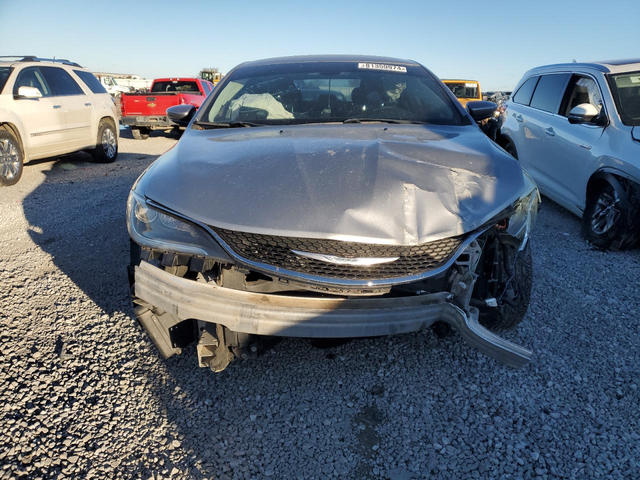 2015 Chrysler 200 VIN 1C3CCCCB6FN662670 Copart auction photo, front end / side damage thumbnail 5