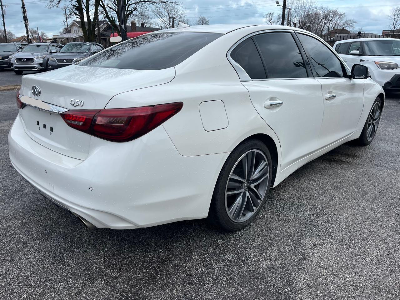 2021 Infiniti Q50 VIN JN1EV7BP6MM707633 Copart auction photo, normal wear / minor dent/scratches damage thumbnail 4