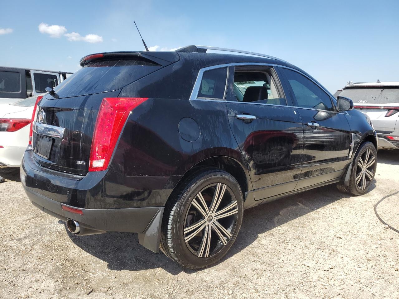 2012 Cadillac SRX VIN 3GYFNEE32CS557656 Copart auction photo, water/flood damage thumbnail 3