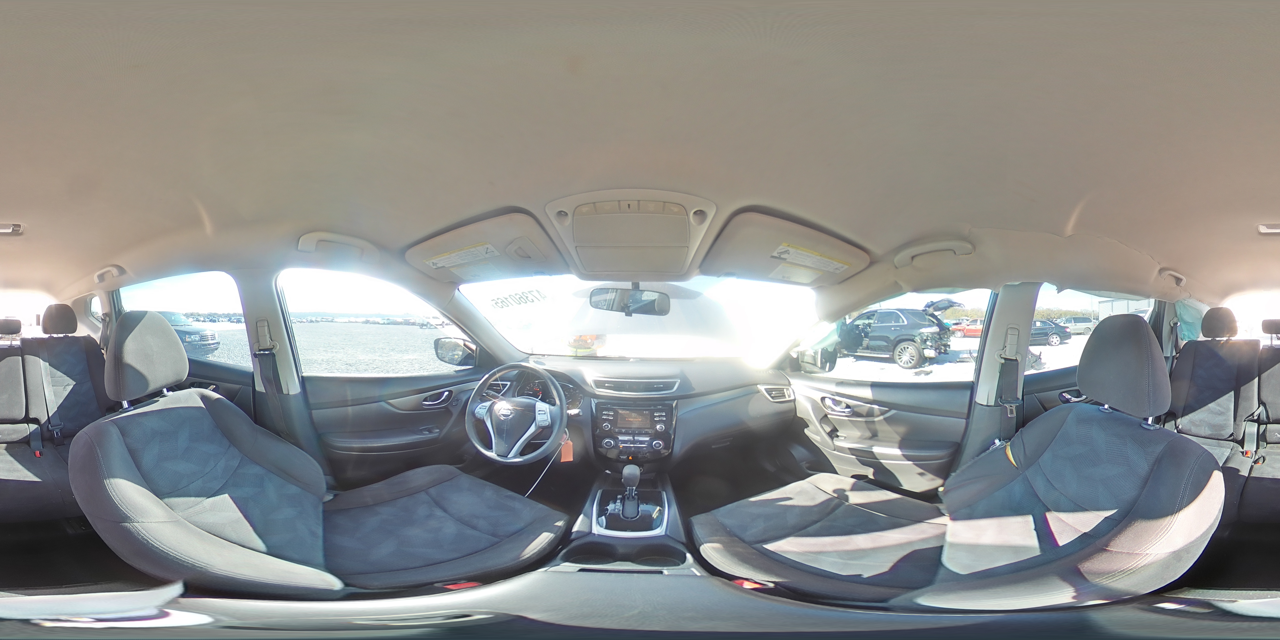 2015 Nissan Rogue VIN KNMAT2MV7FP579338 Copart auction photo, side damage thumbnail 15