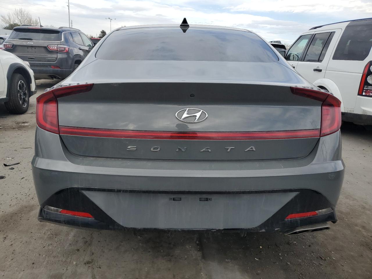 2021 Hyundai Sonata VIN 5NPEL4JA9MH111215 Copart auction photo, front end / hail damage thumbnail 6