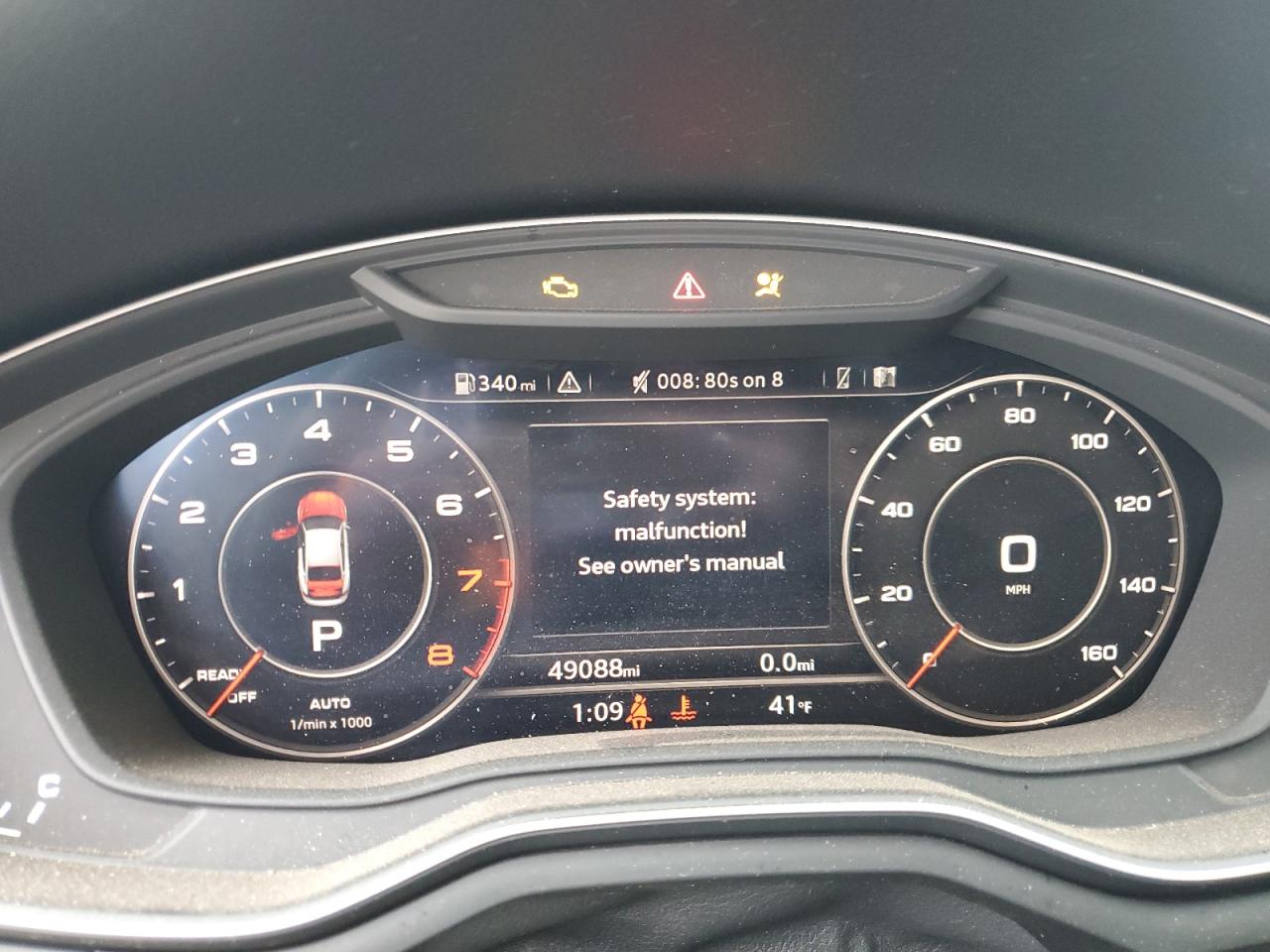 2018 Audi A5 VIN WAUENCF52JA096234 Copart auction photo, front end damage thumbnail 9
