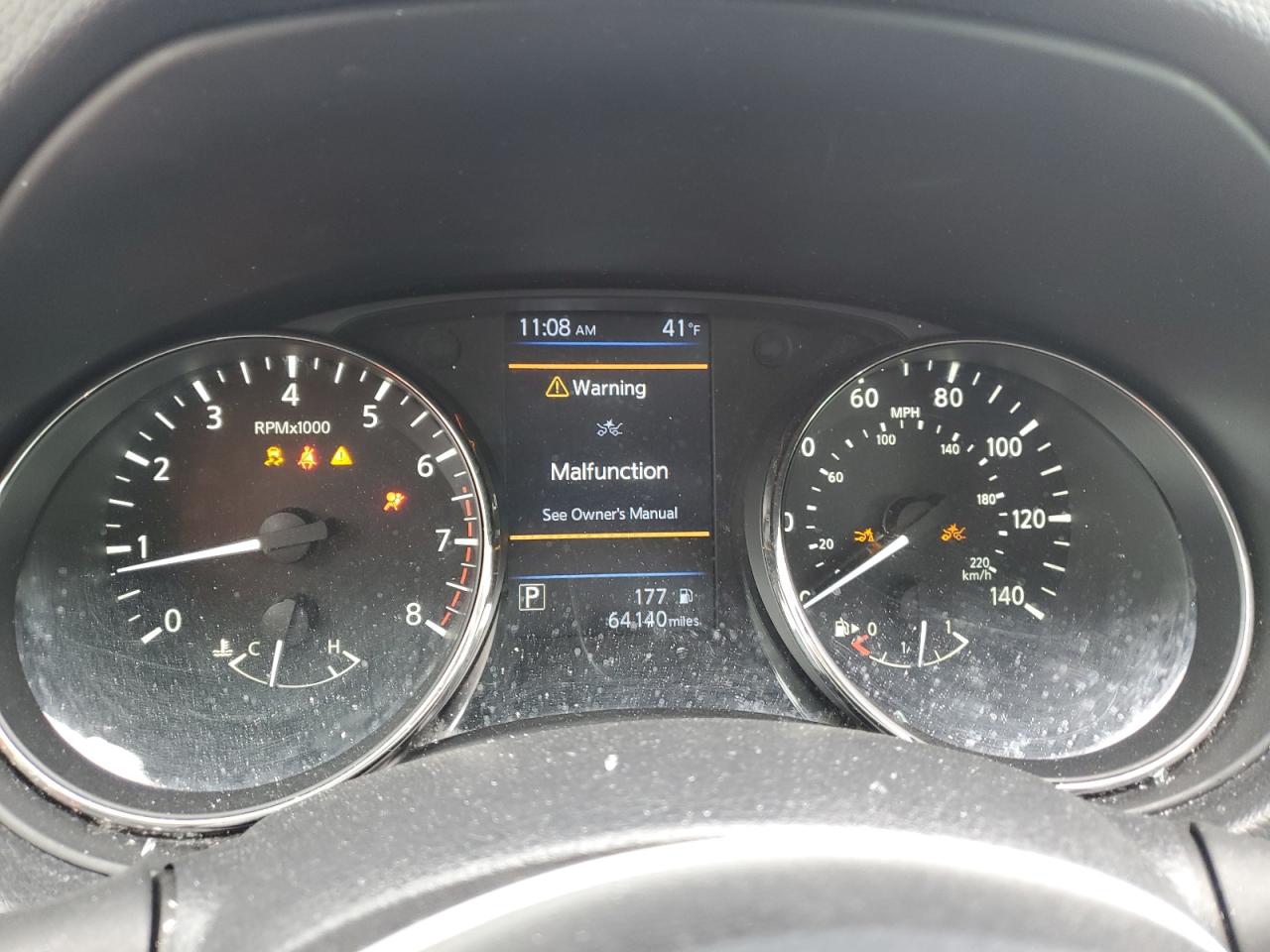 2020 Nissan Rogue VIN KNMAT2MV7LP515974 Copart auction photo, rollover damage thumbnail 9