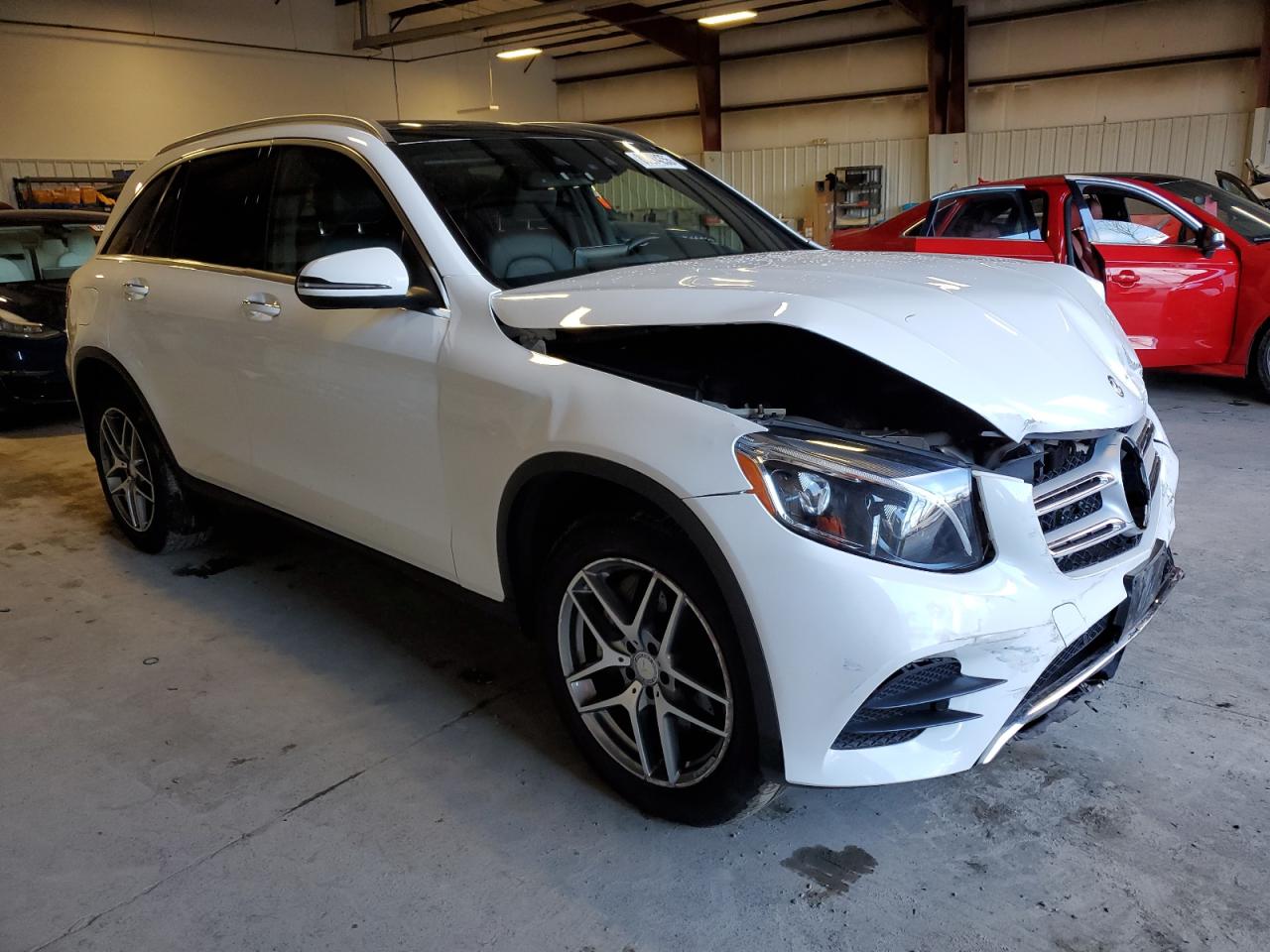 2017 Mercedes-Benz GLC VIN WDC0G4KB7HF172787 Copart auction photo, front end damage thumbnail 4
