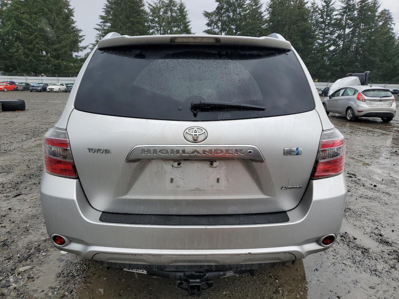 2008 Toyota Highlander VIN JTEEW44A382022682 Copart auction photo, front end / side damage thumbnail 6