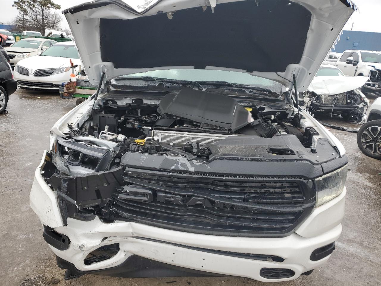2022 RAM 1500 VIN 1C6SRFJT2NN435646 Copart auction photo, front end damage thumbnail 12