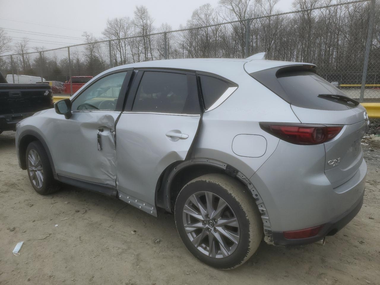 2021 Mazda CX-5 VIN JM3KFBDM6M1349848 Copart auction photo, side damage thumbnail 2