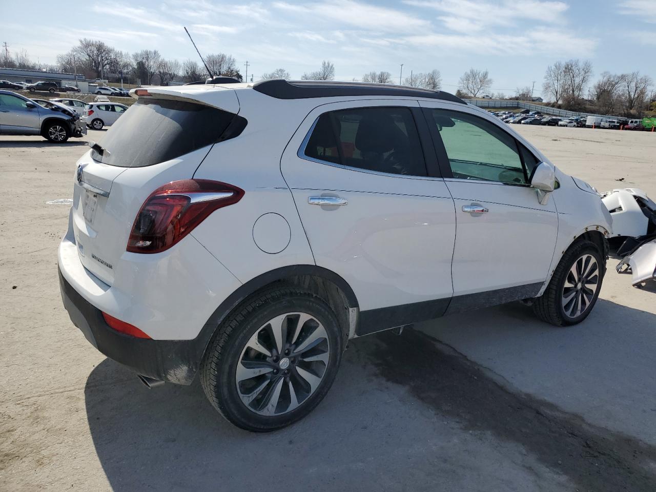 2021 Buick Encore VIN KL4CJASB3MB300909 Copart auction photo, front end / side damage thumbnail 3