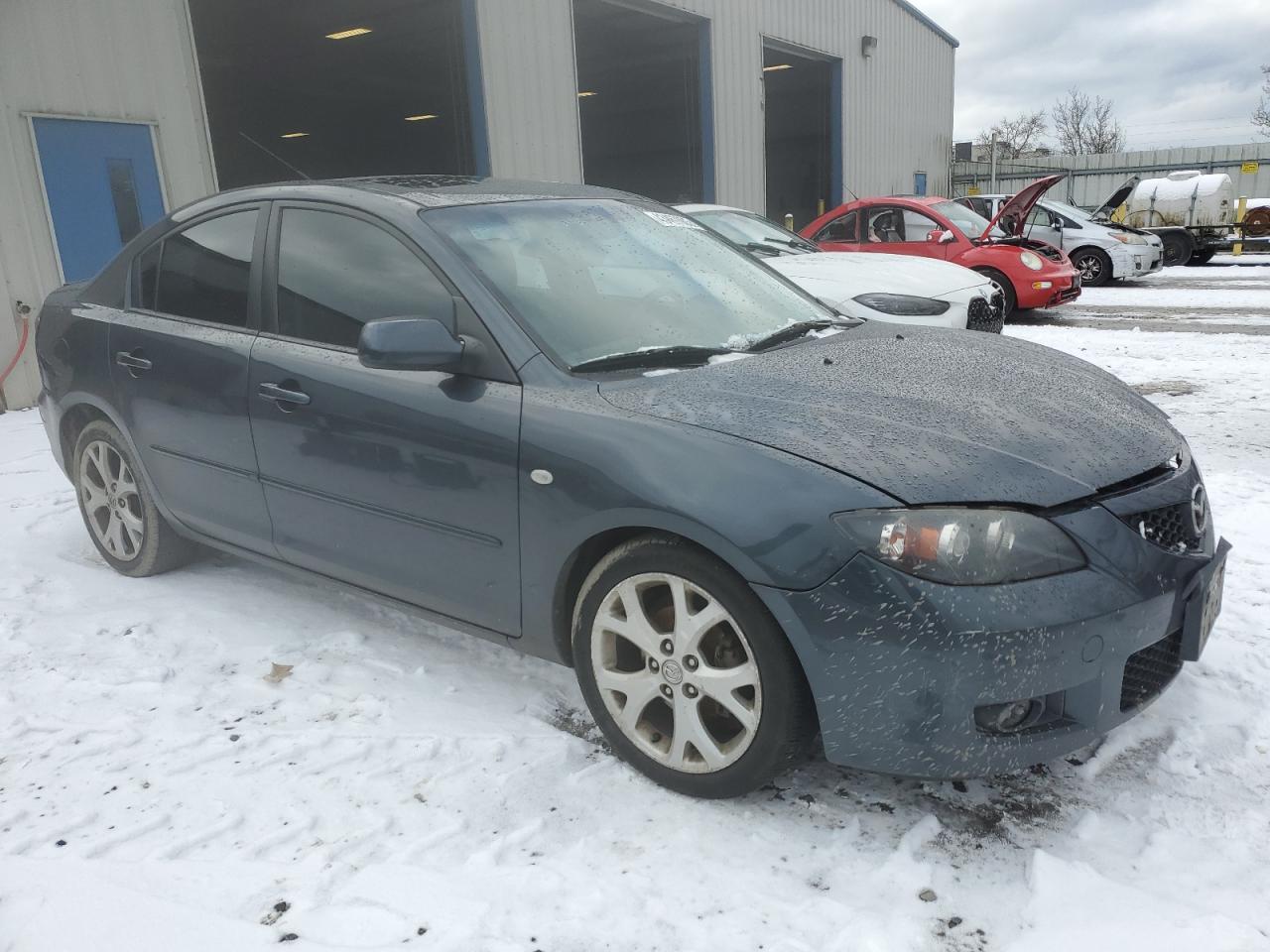 2009 Mazda 3 VIN JM1BK32G391245056 Copart auction photo, front end / rear end damage thumbnail 4