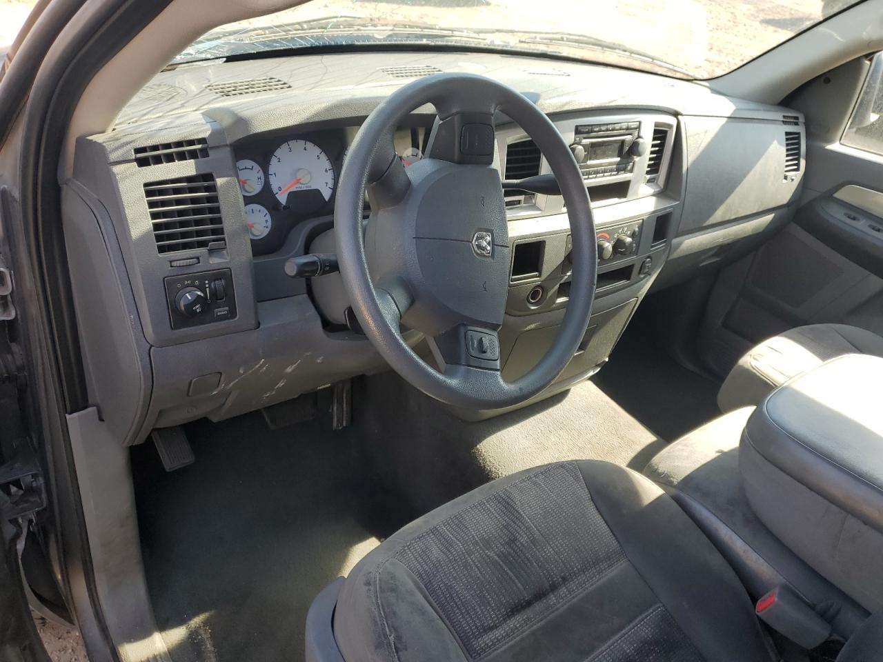 2007 Dodge RAM VIN 1D7HA18P97S154315 Copart auction photo, front end / top/roof damage thumbnail 8