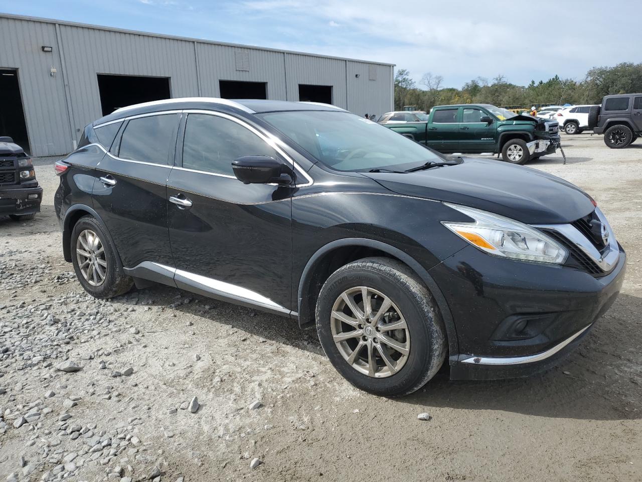 2017 Nissan Murano VIN 5N1AZ2MG2HN106358 Copart auction photo, side / front end damage thumbnail 4