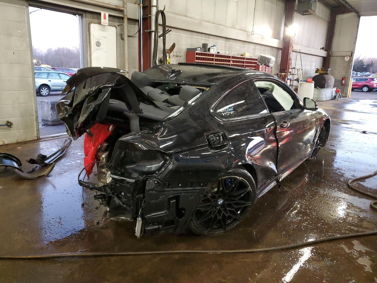 2019 BMW 4er VIN WBA4W9C51KAF94686 Copart auction photo, all over damage thumbnail 3