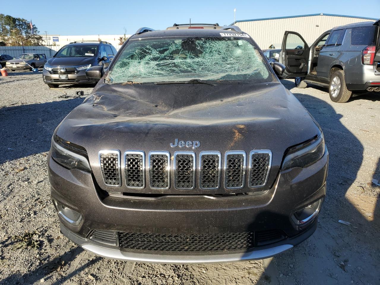 2019 Jeep Grand Cherokee VIN 1C4PJLDB5KD396009 Copart auction photo, top/roof damage thumbnail 5