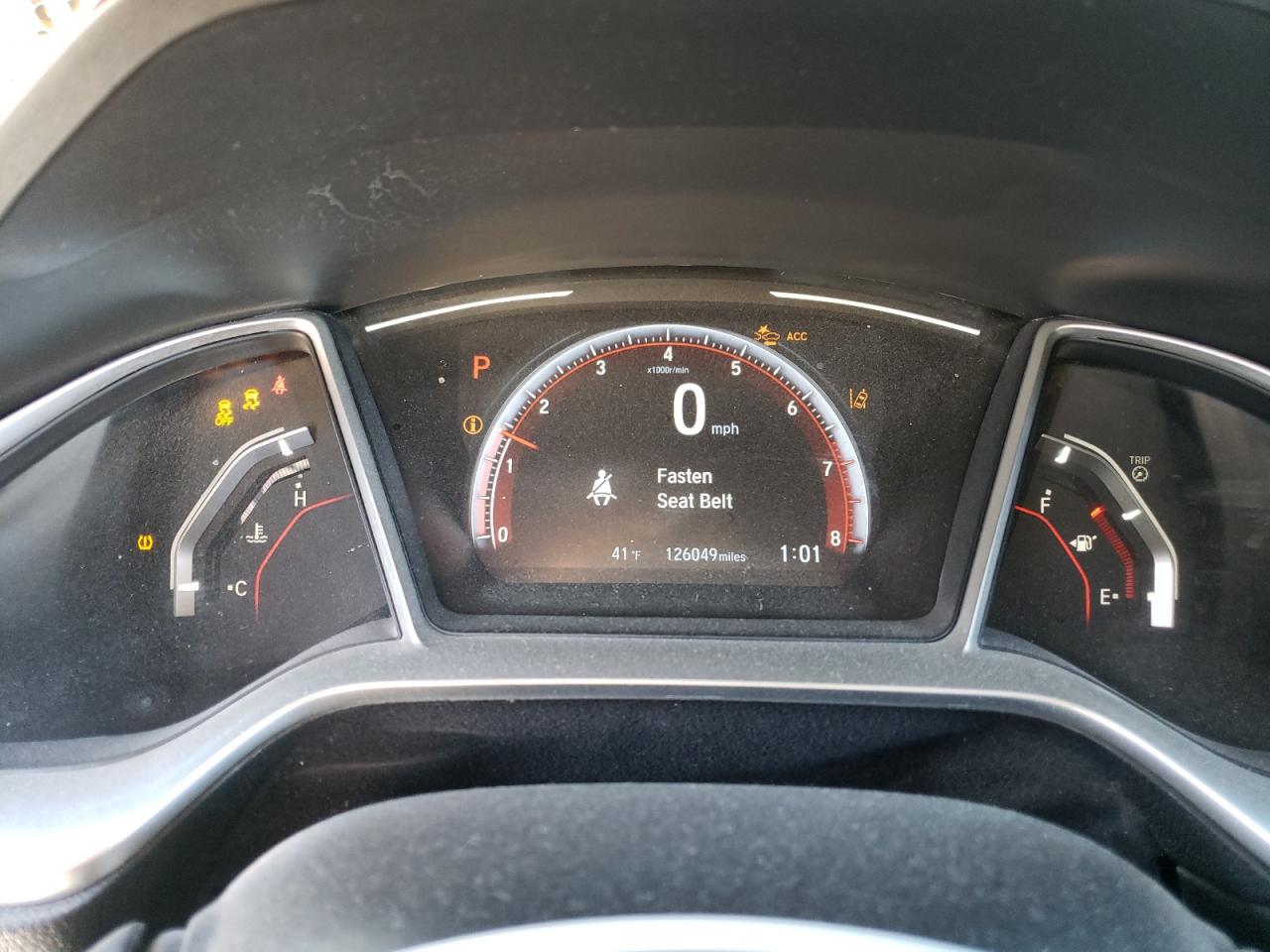 2019 Honda Civic VIN 2HGFC4B88KH300655 Copart auction photo, rear end / side damage thumbnail 9