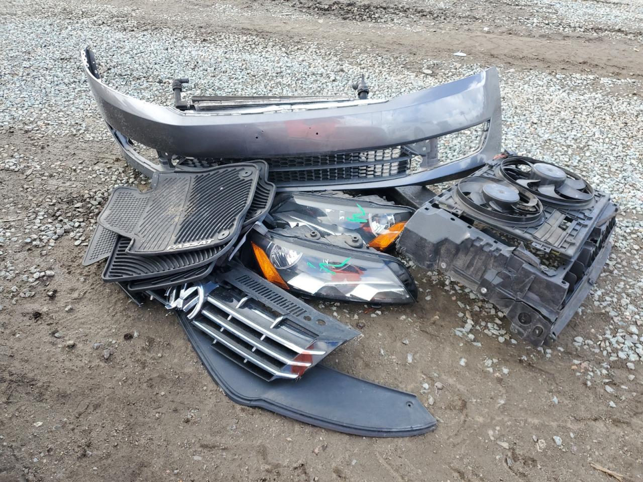2014 Volkswagen Passat VIN 1VWBN7A36EC006738 Copart auction photo, front end damage thumbnail 12