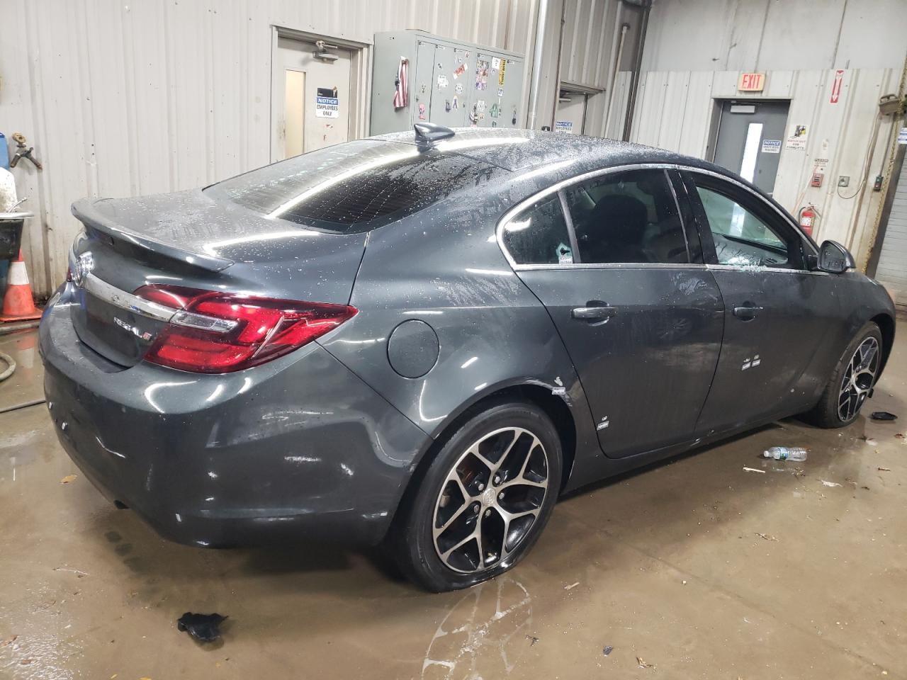 2017 Buick Regal VIN 2G4GL5EX5H9185765 Copart auction photo, side damage thumbnail 3