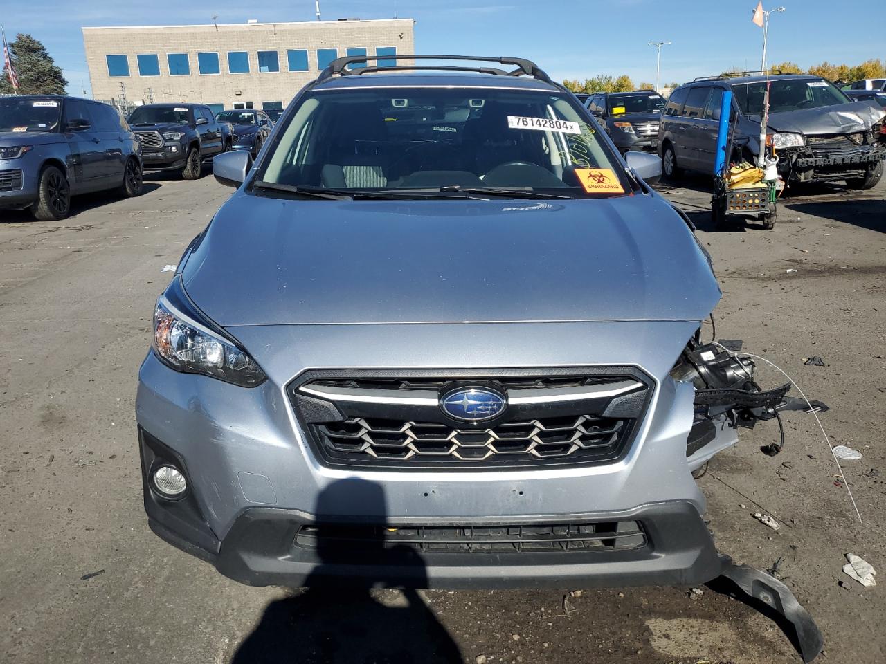 2019 Subaru XV VIN JF2GTAEC0K8295203 Copart auction photo, front end / rear end damage thumbnail 5