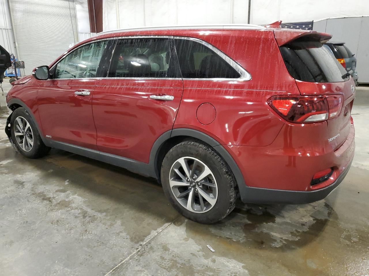 2019 KIA Sorento VIN 5XYPHDA53KG507402 Copart auction photo, front end / side damage thumbnail 2