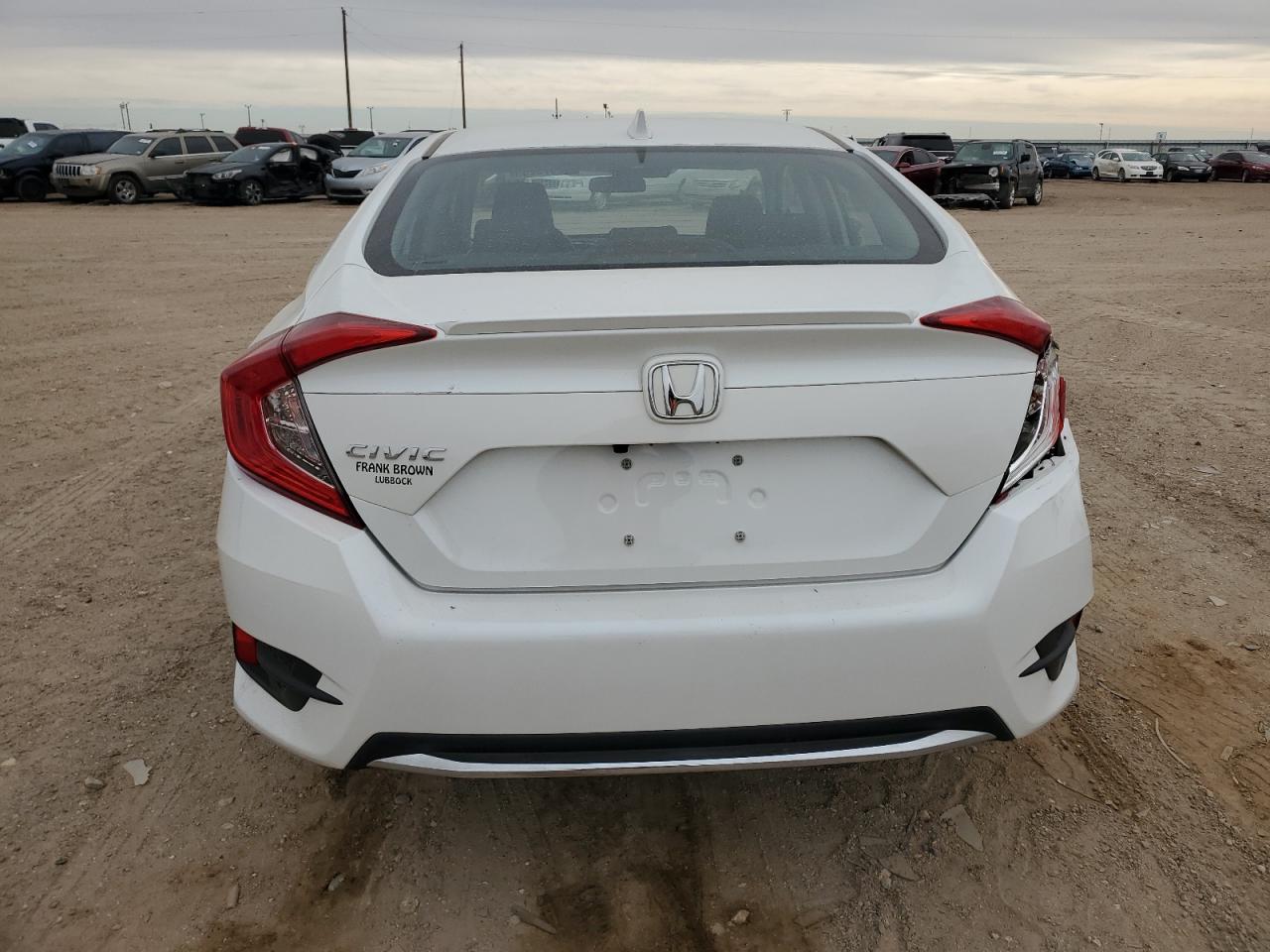 2021 Honda Civic VIN 19XFC1F31ME010915 Copart auction photo, rear end damage thumbnail 6