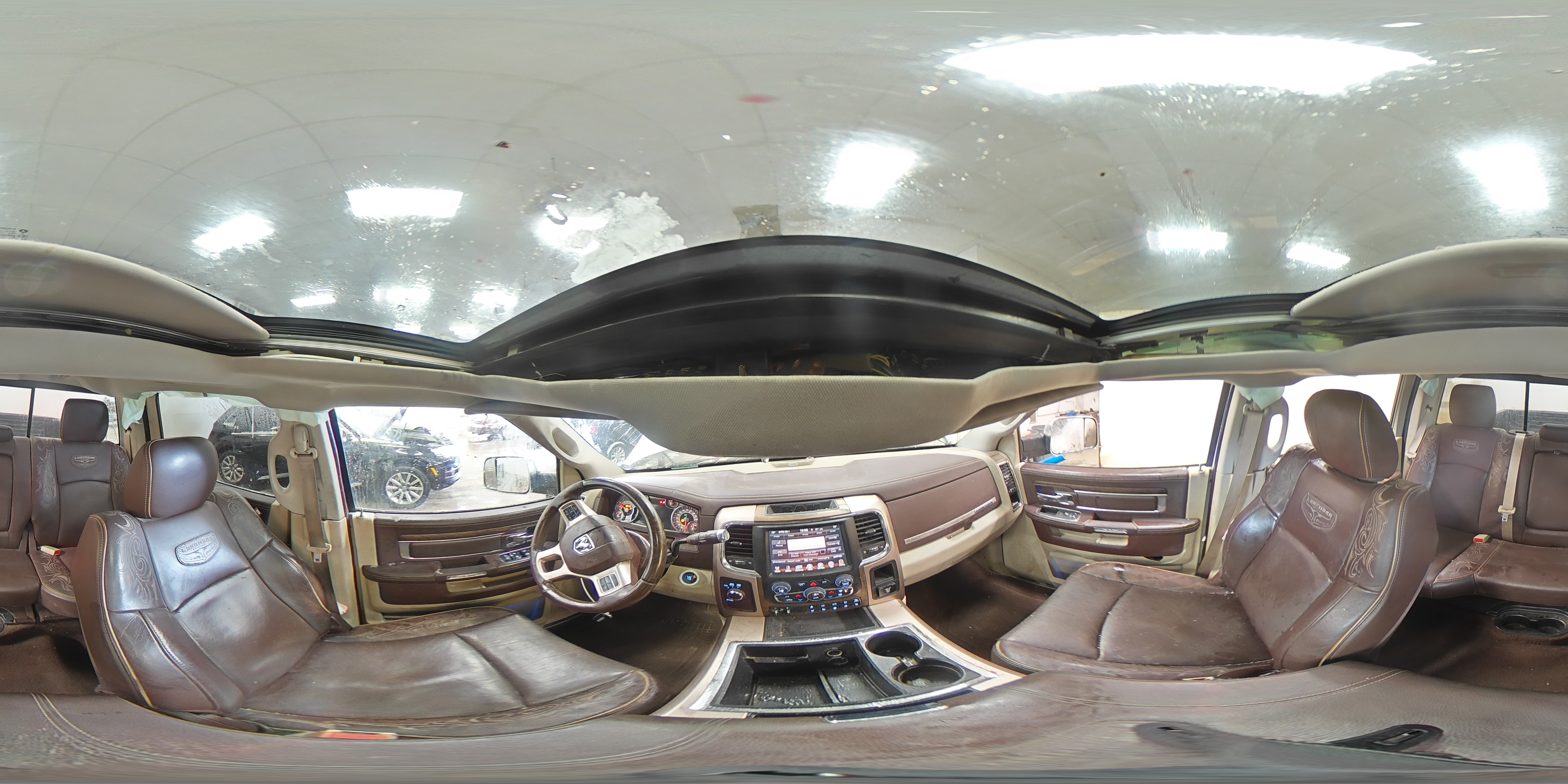 2013 RAM 2500 VIN 3C6UR5GL3DG573715 Copart auction photo, side / top/roof damage thumbnail 14