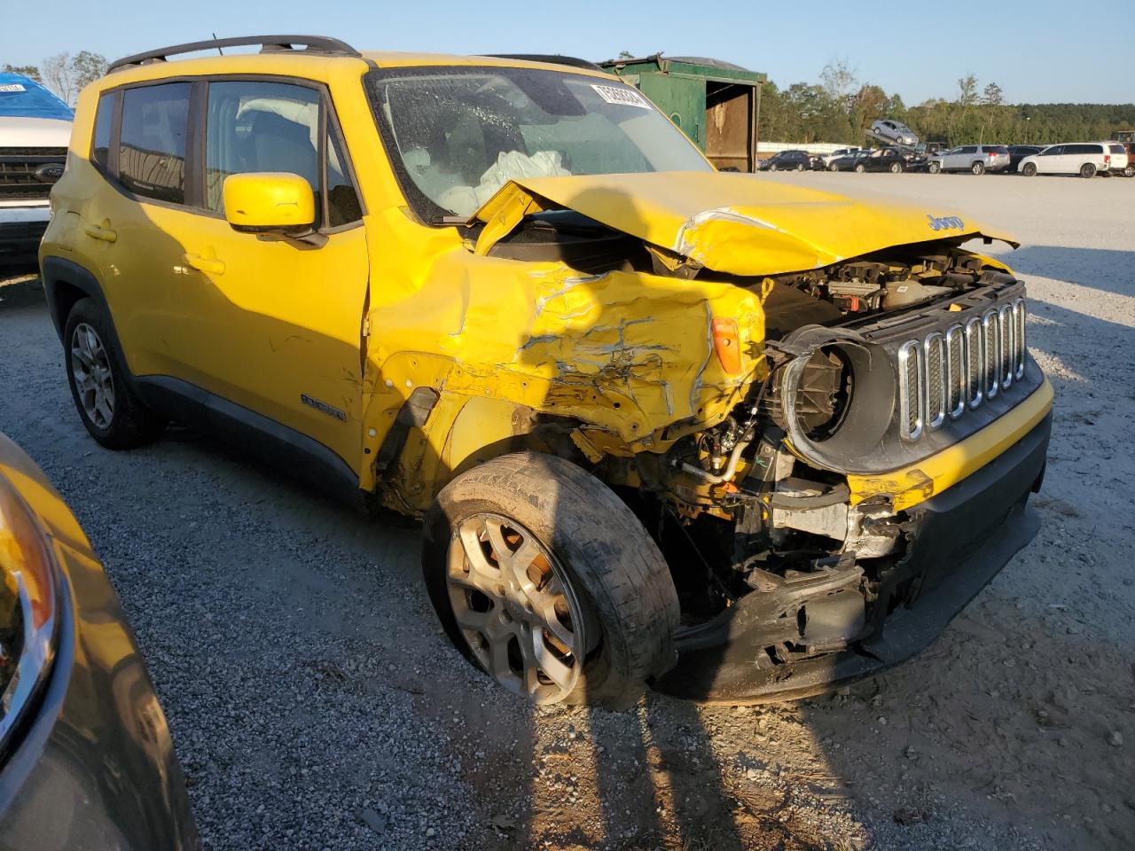 2017 Jeep Renegade VIN ZACCJABB6HPE90190 Copart auction photo, front end damage thumbnail 4