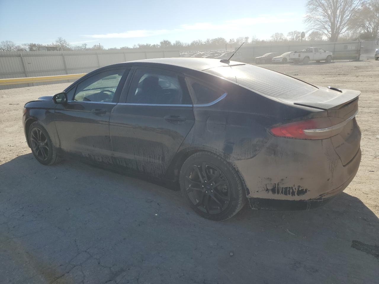 2018 Ford Fusion VIN 3FA6P0HD4JR267176 Copart auction photo, front end damage thumbnail 2