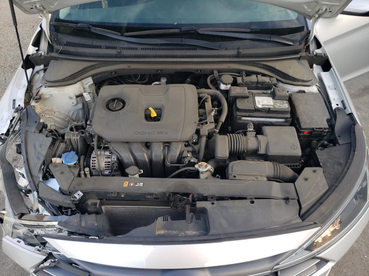 2020 Hyundai Elantra VIN 5NPD84LF7LH532046 Copart auction photo, front end / side damage thumbnail 13
