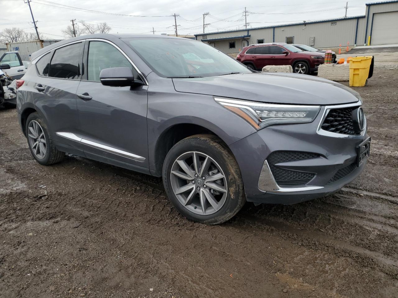 2021 Acura RDX VIN 5J8TC2H51ML041758 Copart auction photo, rear end / side damage thumbnail 4