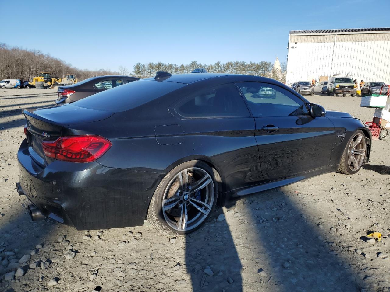 2015 BMW M4 VIN WBS3R9C51FK330329 Copart auction photo, frame damage / front end damage thumbnail 3
