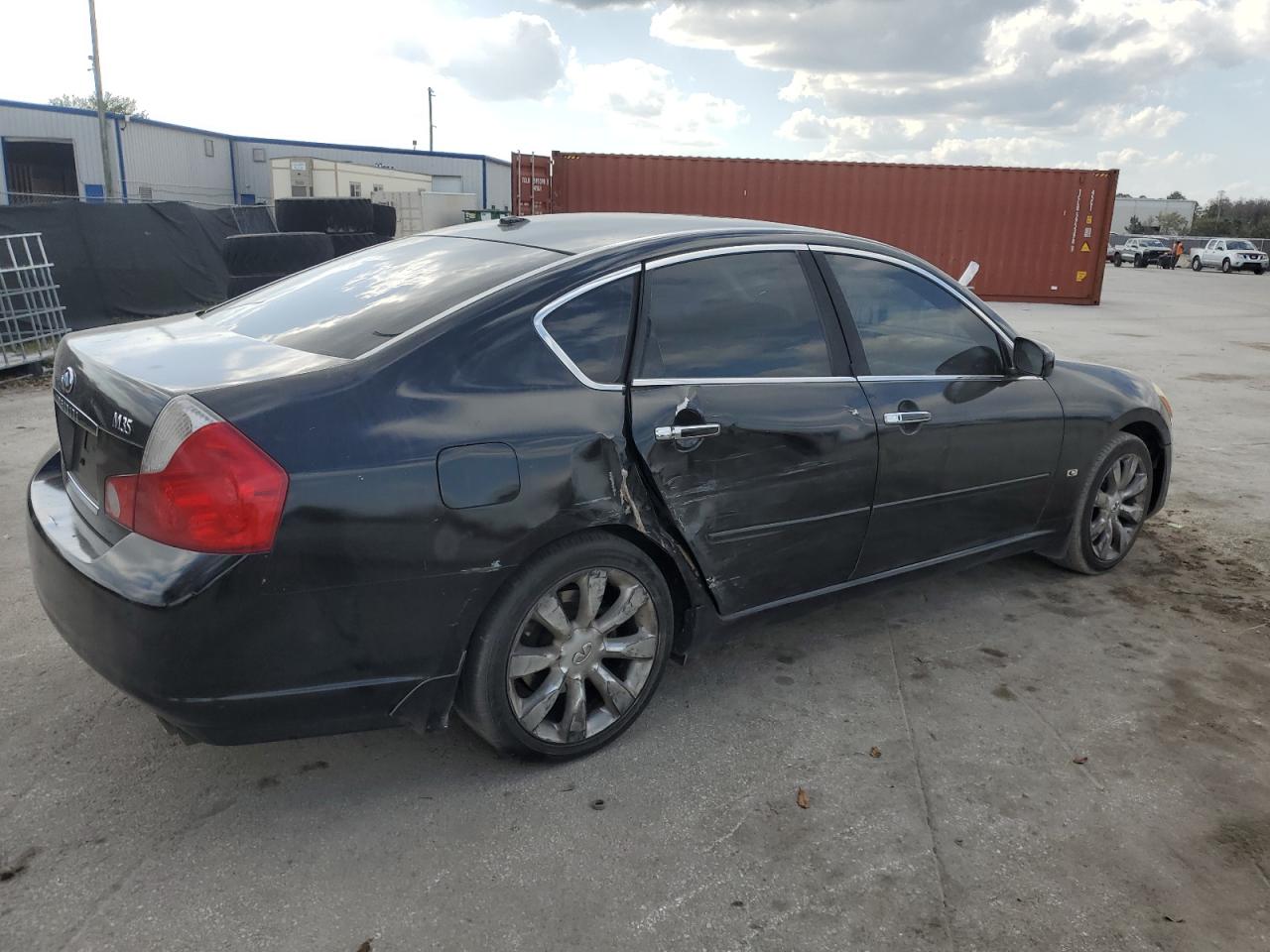 2006 Infiniti M VIN JNKAY01E56M105317 Copart auction photo, side damage thumbnail 3