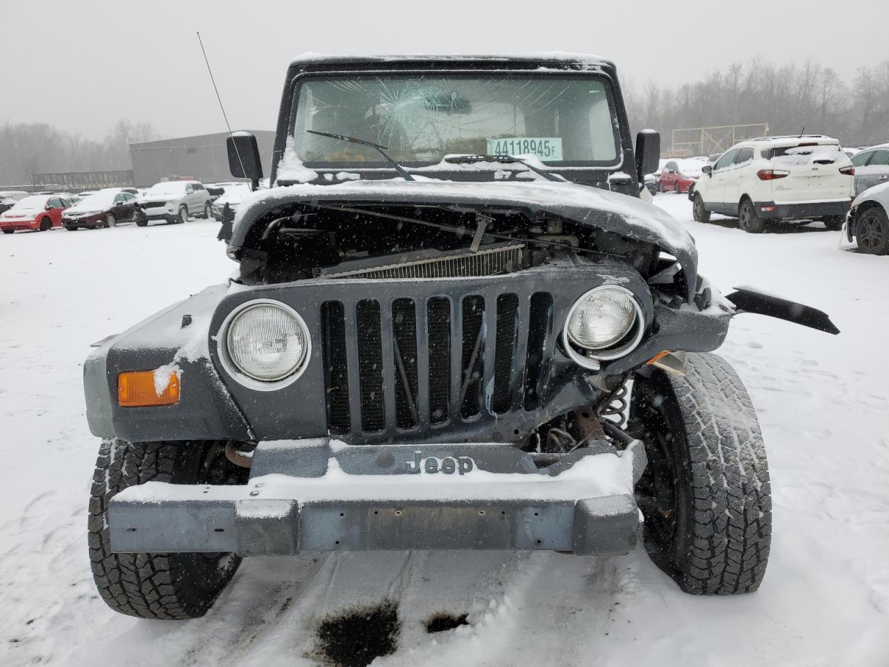 2002 Jeep Wrangler VIN 1J4FA39SX2P770191 Copart auction photo, front end damage thumbnail 5