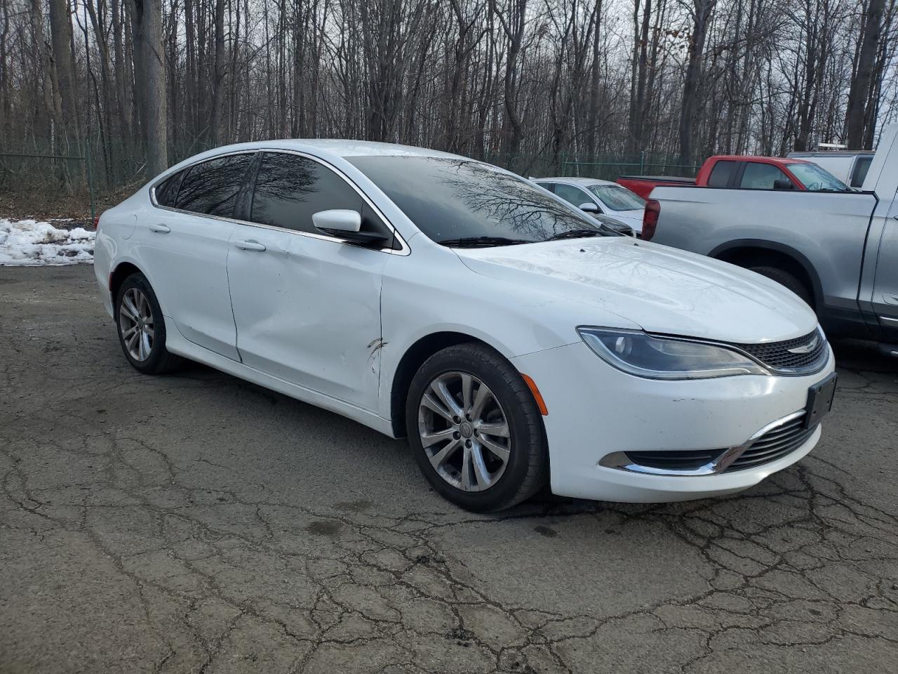 2015 Chrysler 200 VIN 1C3CCCAB9FN680647 Copart auction photo, front end / rear end damage thumbnail 4