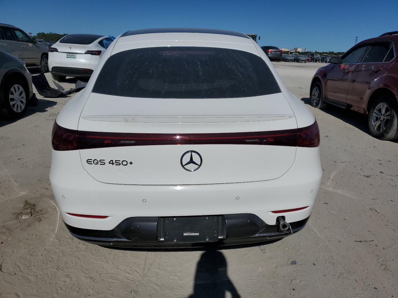 2022 Mercedes-Benz EQS VIN W1KCG2DB1NA013640 Copart auction photo, front end damage thumbnail 6