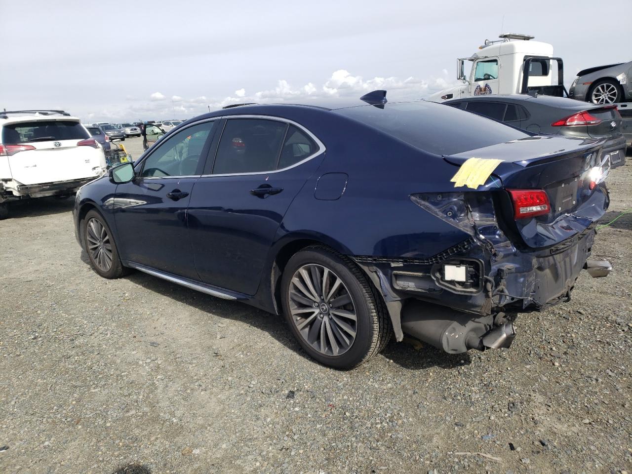 2018 Acura TLX VIN 19UUB2F7XJA003867 Copart auction photo, rear end damage thumbnail 2