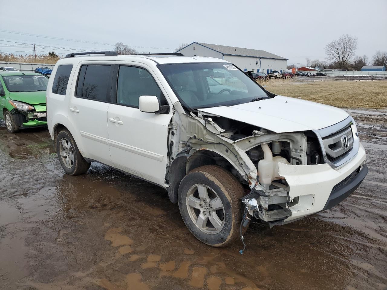 2011 Honda Pilot VIN 5FNYF4H51BB080311 Copart auction photo, front end damage thumbnail 4