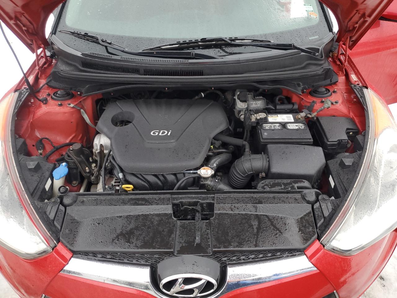 2012 Hyundai Veloster VIN KMHTC6AD4CU077956 Copart auction photo, rear end / front end damage thumbnail 13