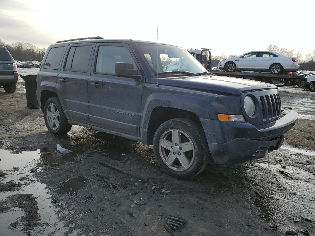 2015 Jeep Liberty (Patriot) VIN 1C4NJRFB3FD244677 Copart auction photo, front end / side damage thumbnail 4