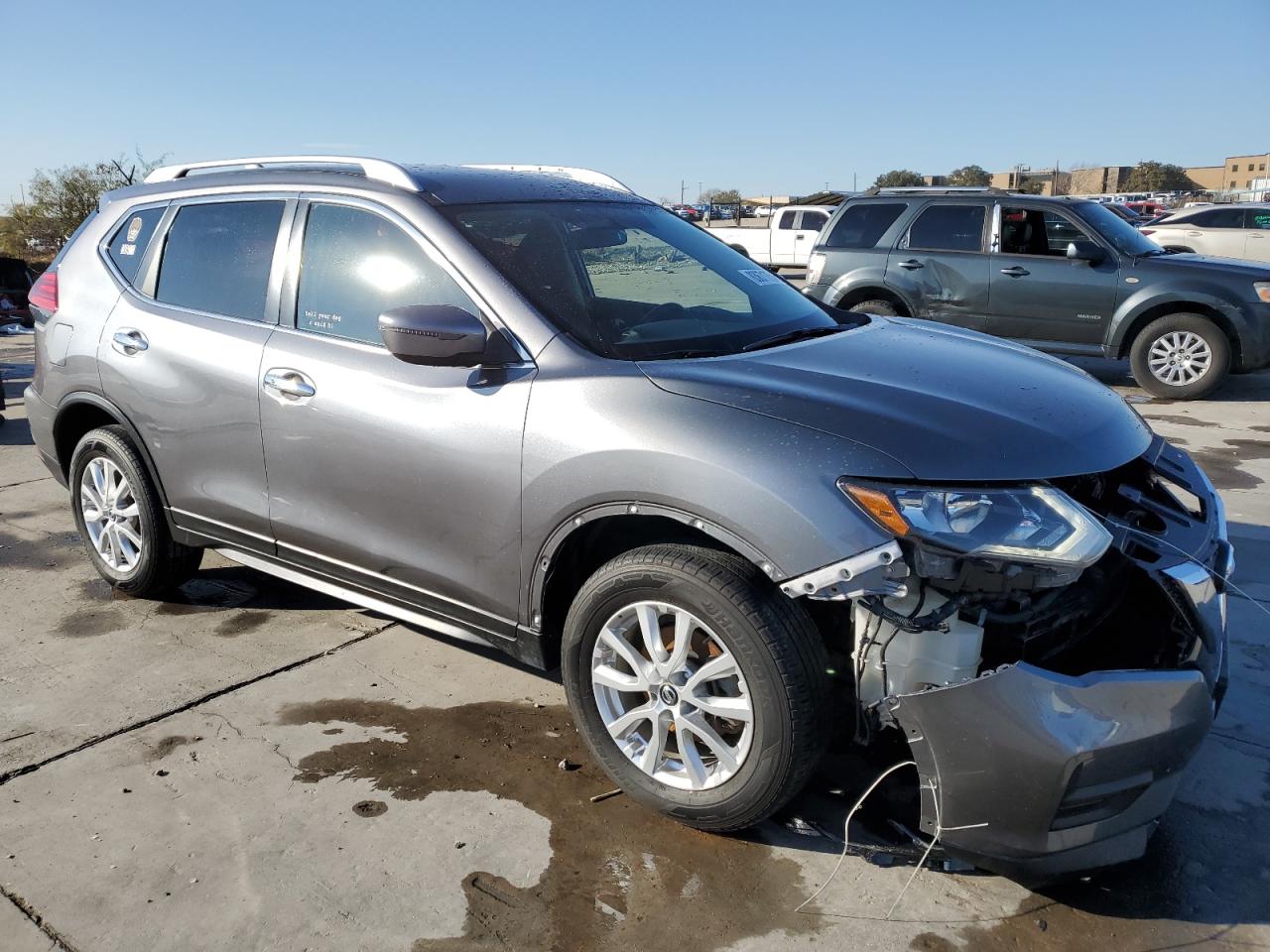 2017 Nissan Rogue VIN KNMAT2MV6HP542574 Copart auction photo, front end / side damage thumbnail 4
