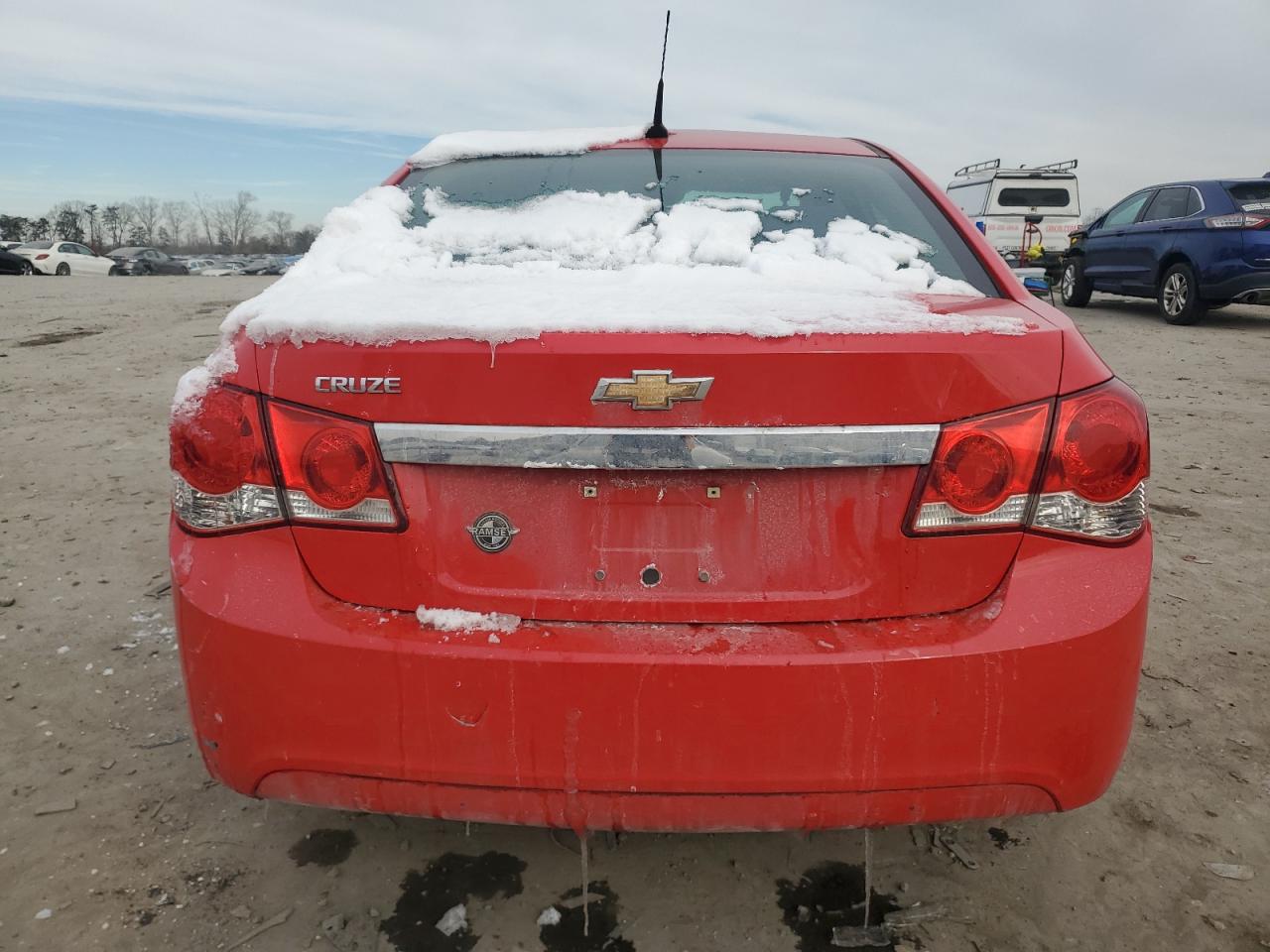 2014 Chevrolet Cruze VIN 1G1PA5SG8E7186672 Copart auction photo, front end / side damage thumbnail 6