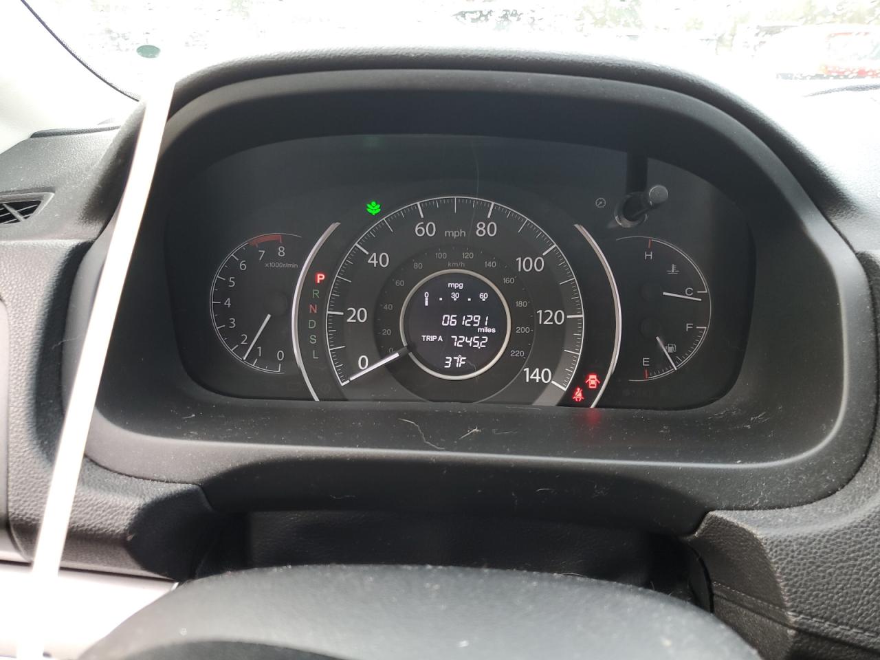 2016 Honda CR-V VIN 2HKRM4H56GH702324 Copart auction photo, rear end damage thumbnail 9