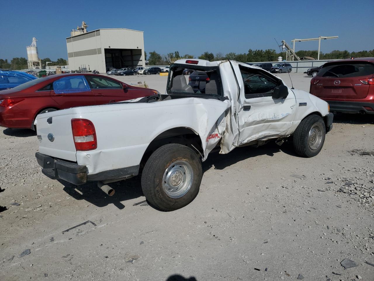2006 Ford Ranger VIN 1FTYR10U76PA70015 Copart auction photo, all over damage thumbnail 3