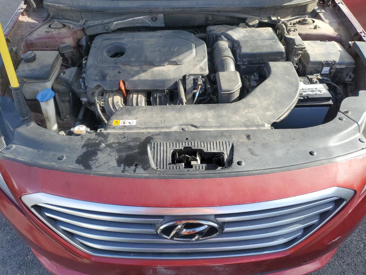 2016 Hyundai Sonata VIN 5NPE24AF5GH344768 Copart auction photo, mechanical damage thumbnail 11