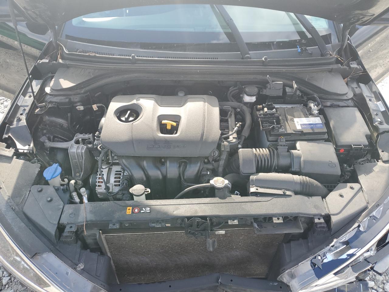2020 Hyundai Elantra VIN KMHD84LF2LU894867 Copart auction photo, front end / rear end damage thumbnail 11