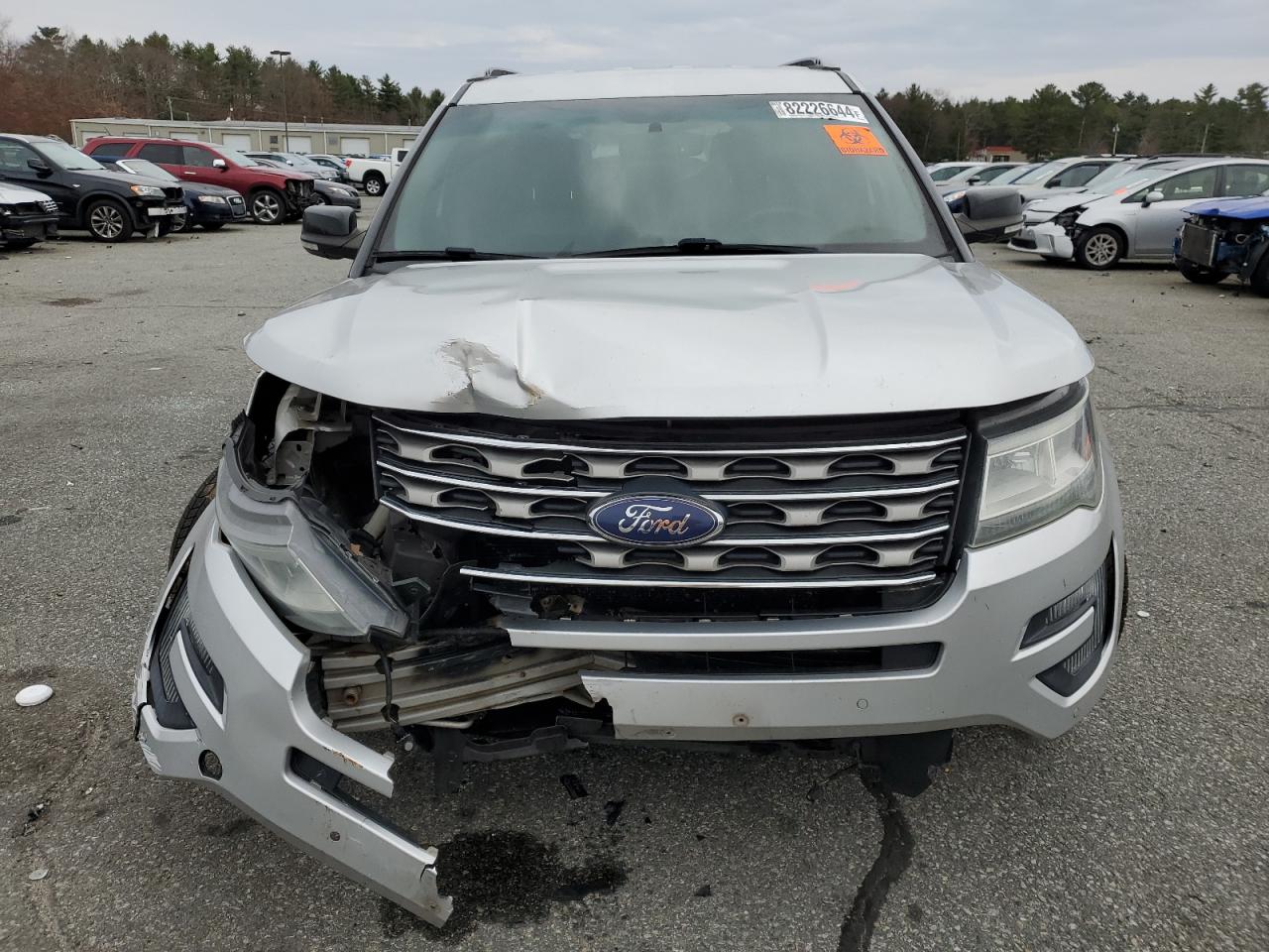 2016 Ford Explorer VIN 1FM5K8D85GGA88572 Copart auction photo, front end / rear end damage thumbnail 5